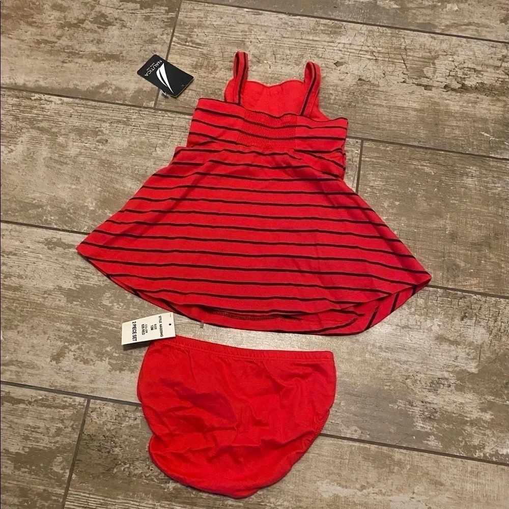 NWT 2-piece Nautica striped set